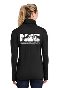 NOVA Eq Center- Sport Tek- Ladies Cowl Neck Pullover