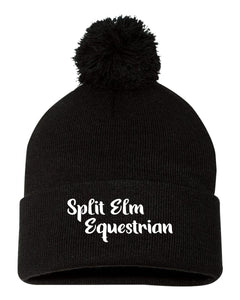 Split Elm Equestrian- Winter Hat with Pom