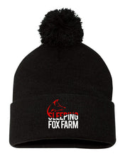 Load image into Gallery viewer, Sleeping Fox Farm- Winter Hat with Pom
