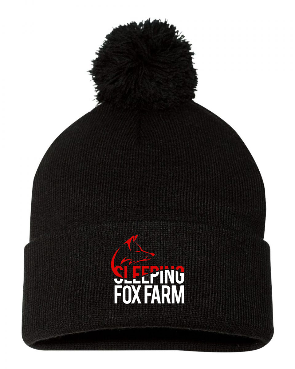 Sleeping Fox Farm- Winter Hat with Pom