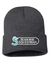 Load image into Gallery viewer, Seahorse Equestrian Beanie without Pom
