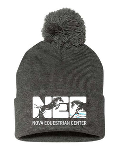 NOVA Eq Center- Winter Hat with Pom