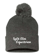 Load image into Gallery viewer, Split Elm Equestrian- Winter Hat with Pom
