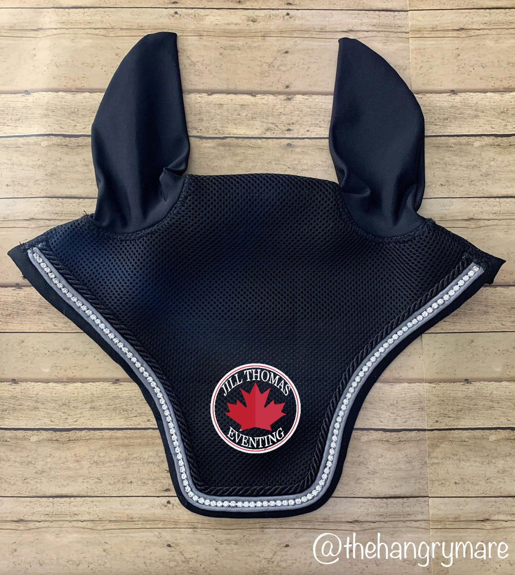 Jill Thomas Eventing- Custom Bonnet by The Hangry Mare