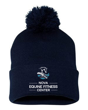 NOVA Fitness Center- Winter Hat with Pom