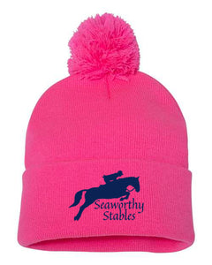 Seaworthy Stables Beanie with Pom