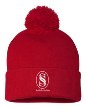 Load image into Gallery viewer, Suffolk Stables- Winter Hat with Pom
