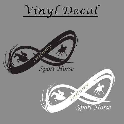 Infinity Sport Horse- Vinyl Decal