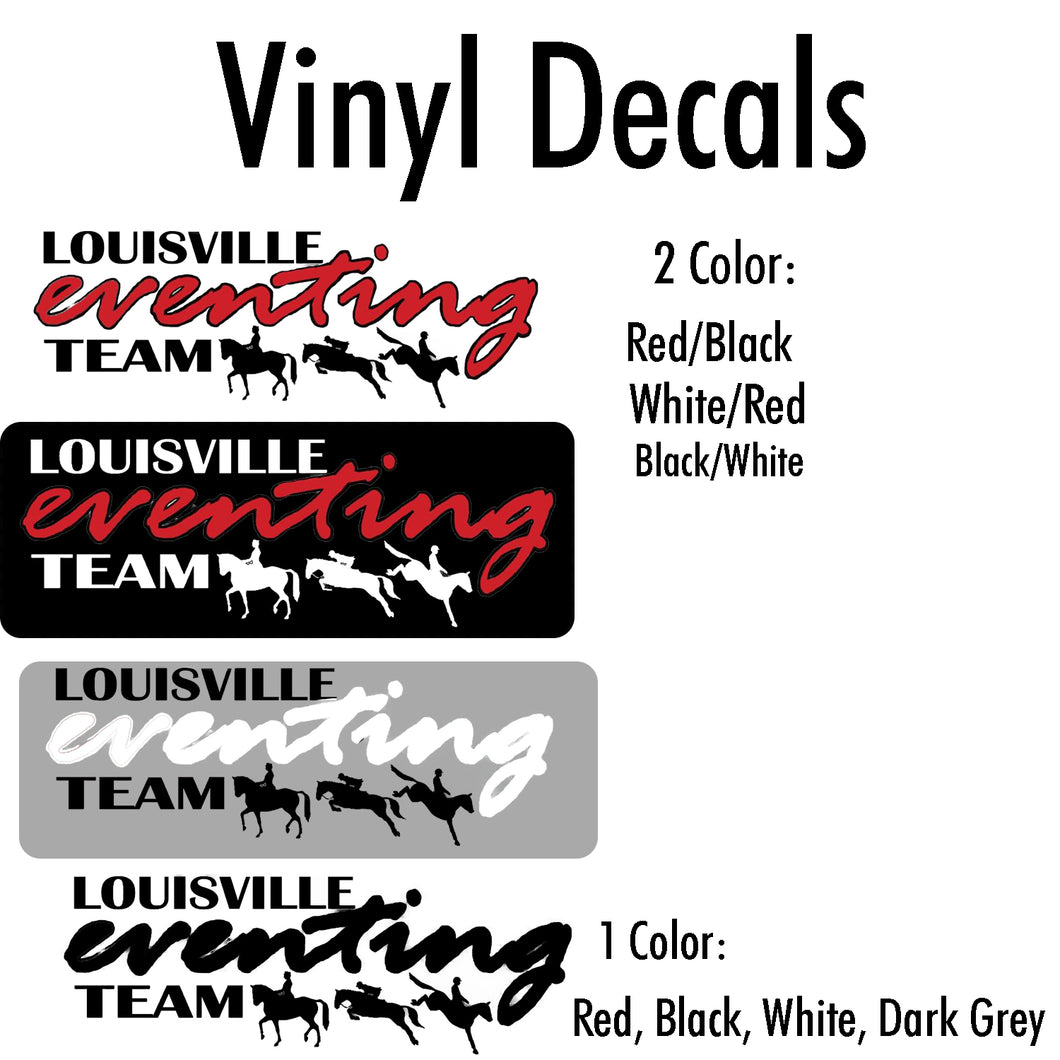 Louisville Eventing Team Vinyl Decal